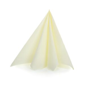 Serwetka TENDANCE 38×38 cm 50 szt KREMOWE  2-warstwy