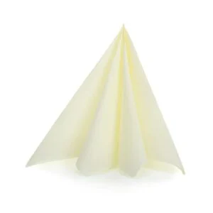Serwetka TENDANCE 38x38 cm 50 szt KREMOWE  2-warstwy