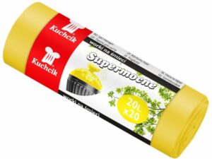 Worki na śmieci HDPE czarne 20 L rolka 20 szt