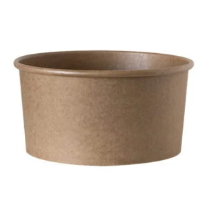 Miska papierowa EKO kraft do sałatek 1000 ml fi149 mm 50 szt