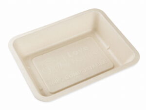 Pojemnik ekologiczny do zgrzewu  z pulpy 228x179x45 50 szt