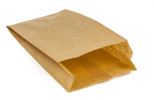 Torebka papierowa fałdowa brązowa 150x60x370 mm 1000 szt