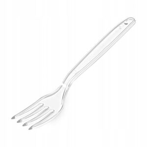 Widelec wielorazowy transparentny PREMIUM 50 SZT