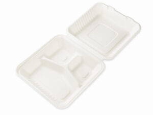 BIG MENUBOX  trójdzielny z trzciny cukrowej 9` 100% EKO  50 SZT