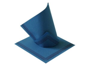 Serwetka TENDANCE 38×38 cm 50 szt GRANATOWE z paskiem 2-warstwy