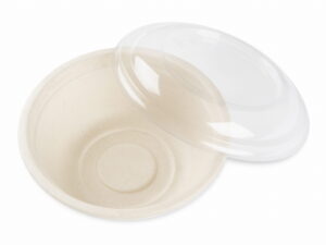 Pokrywka do miski na zupę z pulpy trzciny cukrowej 350 ml 50 szt (POJEMNIK OSOBNO)