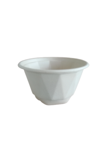 Miska DIAMENT z pulpy EKO do sałatek 1000 ml średnica 16 cm 50 szt (POKRYWKA OSOBNO)