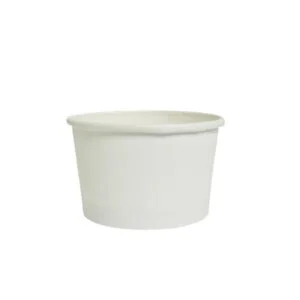 Miska na lody biała 130 ml 22591 25 szt