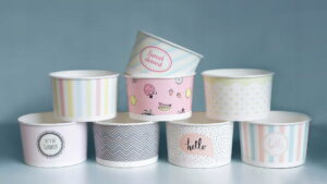 Miska na lody z nadrukiem 245 ml 31181 25 szt