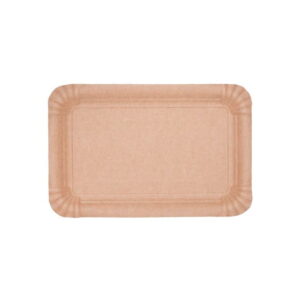 Tacka papierowa tekturowa BRĄZ 14×21 cm 100 szt