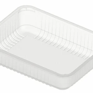 Pojemnik cateringowy do zgrzewu niedzielony PERŁOWY PP 227x178x50 80 szt 1400 ml