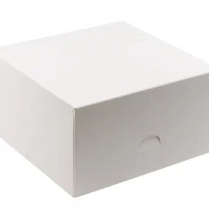 Pojemnik cukierniczy papierowy 22x22x12 cm biały 15 szt  43913