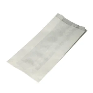 Torebka papierowa fałdowa biała 150x60x370 mm 1000 szt Torebka papierowa fałdowa biała 150x60x370 mm 1000 szt