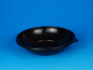 Pojemnik na sałatkę 1000 ml 50 szt CZARNY SAL23/1000DC