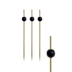 Fingerfood - patyczki, 12 cm, Black Pearl 40 szt., PAP89959