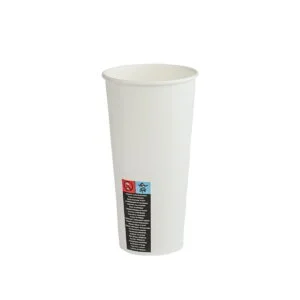 Biały kubek papierowy do kawy LATTE , herbaty 480 ml 50 szt  133256