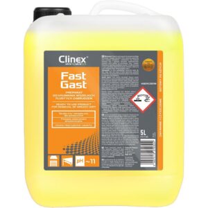 Preparat do usuwania tłustych zabrudzeń Fast Gast Clinex 5L
