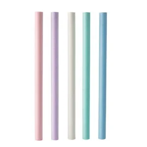 Słomki Bubble Tea PAPIEROWE , PP, średnica 12 mm, 19,7 cm, pastele  200 szt 45829