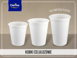 Kubek na kawę, herbatę 100% EKOLOGICZNY z celulozy 350 ml 50 szt