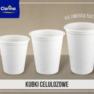 Kubek na kawę, herbatę 100% EKOLOGICZNY z celulozy 350 ml 50 szt