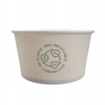 Papierowy pojemnik na zupę 500 ml 50 szt BEZ PLASTIKU