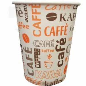 Kubek papierowy do kawy, herbaty z NAPISAMI CAFFEE 175 ml 50 szt Kubek papierowy do kawy, herbaty z NAPISAMI CAFFEE 175 ml 50 szt