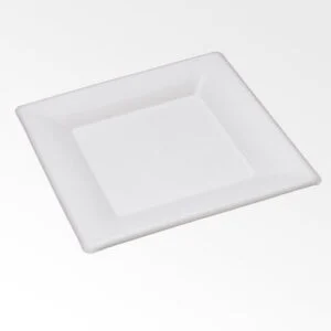 Ekologiczny talerz cateringowy 26×26 cm z pulpy trzciny cukrowej 50 szt Ekologiczny talerz cateringowy 26x26 cm z pulpy trzciny cukrowej 50 szt