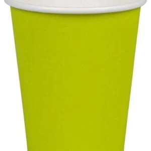 Zielony - kiwi  kubek papierowy do kawy, herbaty 250 ml 50 szt 132660