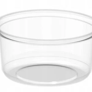 Pojemnik wielorazowy 250 ml na zupę, sos, surówkę okrągły transparentny 50 szt fi115 Pojemnik wielorazowy 250 ml na zupę, sos, surówkę okrągły transparentny 50 szt fi115