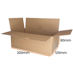 Pudełko klapowe wysyłkowe 200x120x80 mm 20 szt FALA B INPOST GABARYT A