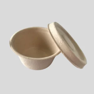 Wieczko dekiel bagasse do sosjerki 120 ml  100% eko 100 szt (POJEMNIK OSOBNO)