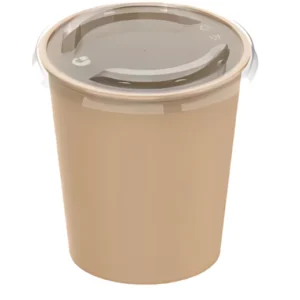 Miska papierowa na zupę, ramen 600 ml fi120 50 szt ANIS (POKRYWKA OSOBNO !)