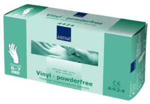 Rękawiczki winylowe bezpudrowe rozmiar S 100 szt