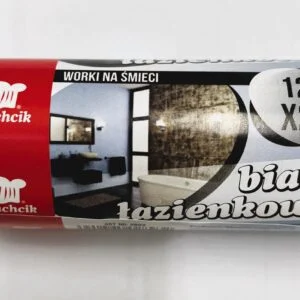 Worki na śmieci BIAŁE 12 l 20 szt