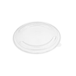 Pokrywka plastikowa do misek DIAMENT z pulpy do sałatek  średnica 16 cm 50 szt (POJEMNIK OSOBNO)