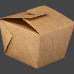 KEBAB BOX na makaron, dania na wynos KRAFT 1000 ml 50 szt BEZ PLASTIKU