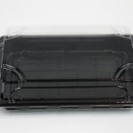 HP5 Pojemniki czarne sushi z przykrywką 185x129x45 mm 50 szt 132863