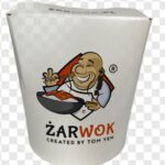 Food Box Asia/ KEBAB BOX NADRUK ŻARWOK na makaron biały 750 ml A'50