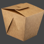 KEBAB BOX na makaron, dania na wynos KRAFT 750 ml 60 szt BEZ PLASTIKU