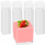 Fingerfood -  pojemnik CUBE na mini porcję 80 ml 9 szt