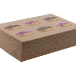 TŁUSTY CZWARTEK Opakowania na pączki kartonowe 31x22x8 cm 15 szt