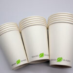 BEZ SUP 100% EKO Kubek papierowy BIAŁY 180 ml  0% PLASTIKU 50 szt