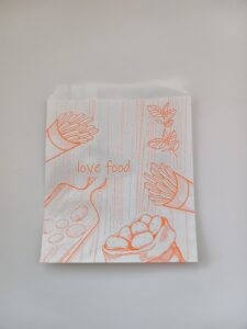 Opakowanie papierowe na FRYTKI torebka 100 g 200 szt