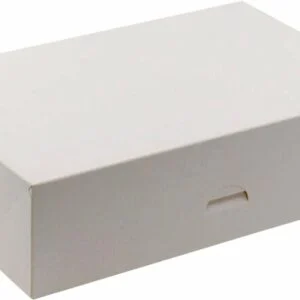 Pojemnik cukierniczy papierowy 21x12,5x7 cm biały 50 SZT