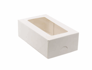 Opakowanie papierowe z okienkiem cukiernicze 20,7×19,2×9 cm 15 szt