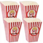 Kubełek tekturowy na Popcorn Nuggetsy 0,9 litra 7x5,5x16,7cm 50 sztuk