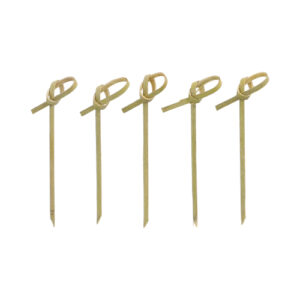 37271 “Fingerfood” – patyczki, 6 cm, kolor: naturalny, “Knot” 250 szt