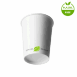 BEZ SUP 100% EKO Kubek papierowy BIAŁY 300 ml  0% PLASTIKU 50 szt fi90