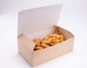 Opakowanie małe na KURCZAKI, FRYTKI 175x105x65 mm 40 szt