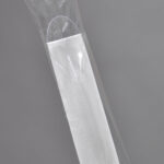 Zestaw sztućców łyżka + serwetka transparentne w folijce 350 szt